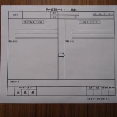 夢の改善シート